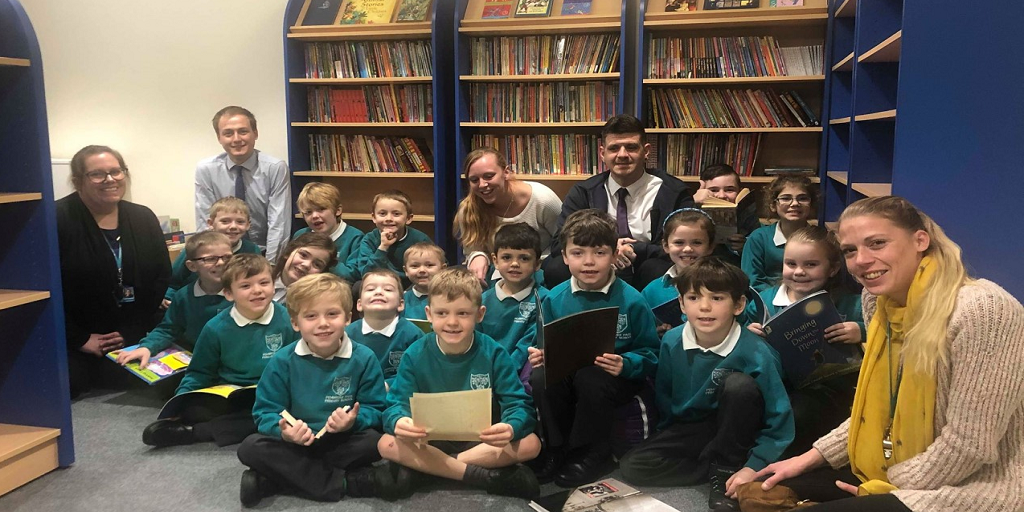 Pembroke Park Primary School Receive Salisbury Reds Community Fund