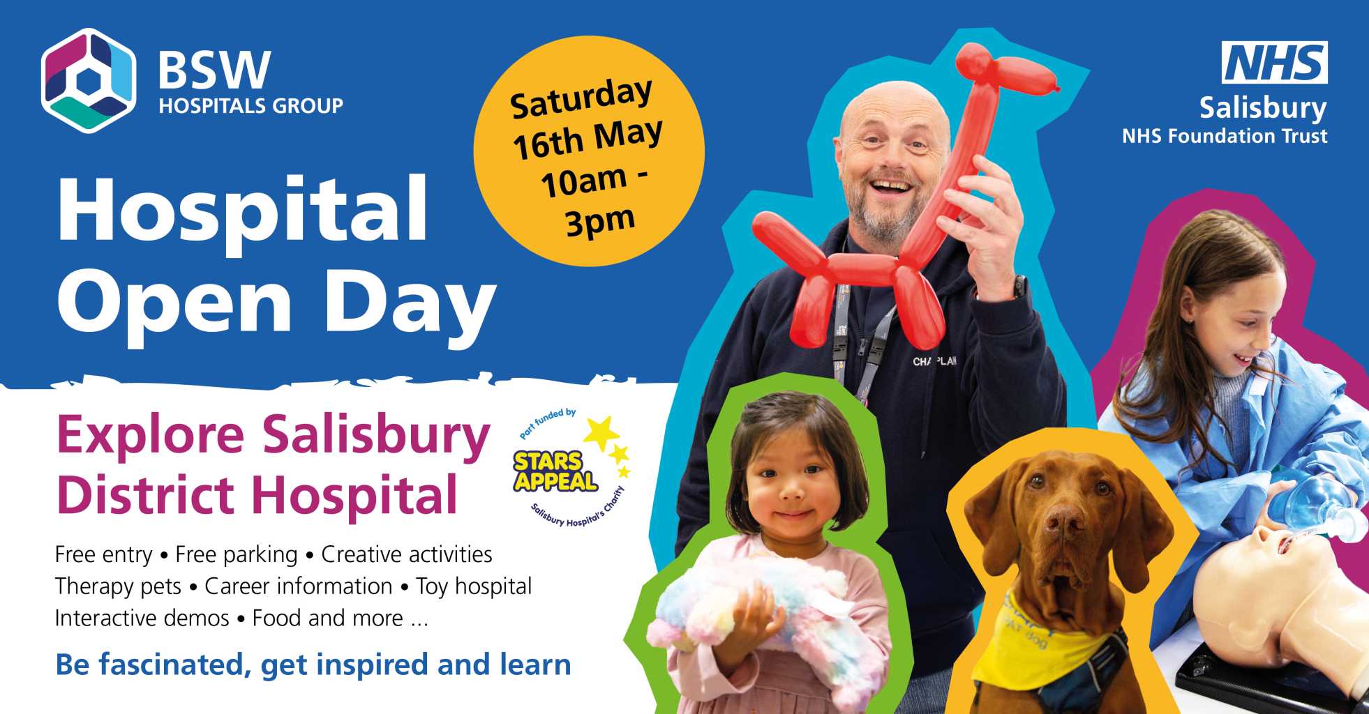 Hospital open day Saturday 16 May
