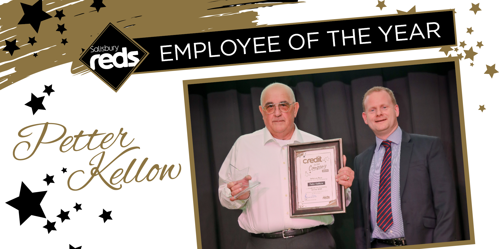 Long-serving local bus driver Pete Kellow scoops our top award