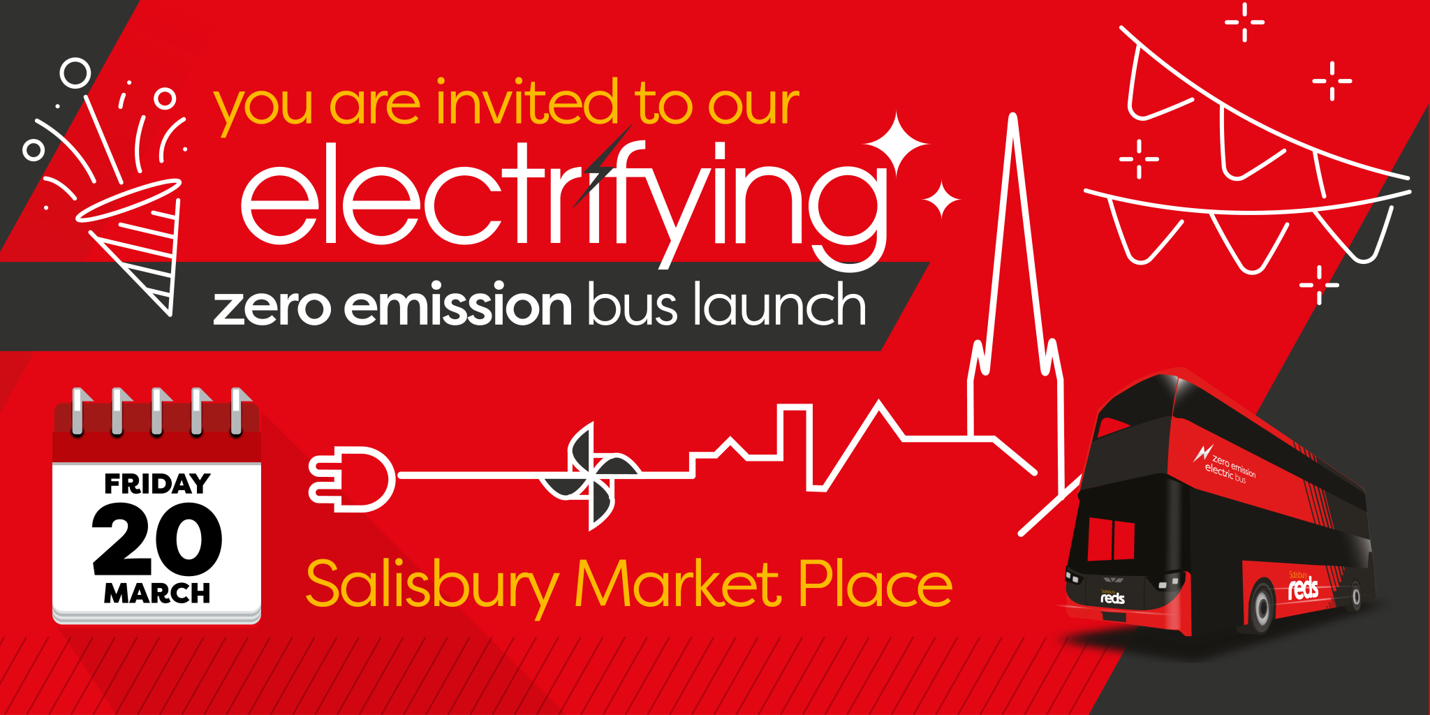 NEW electric bus launch event! Friday 20 March