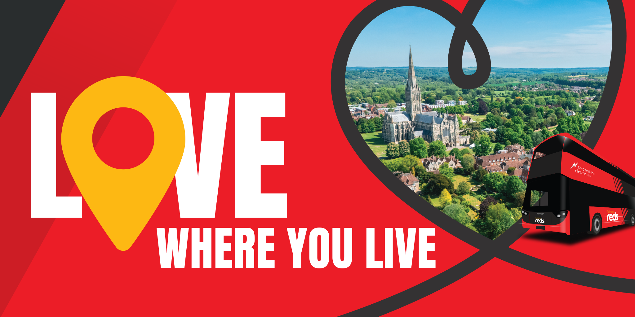 Love Where You Live… and get there by bus!