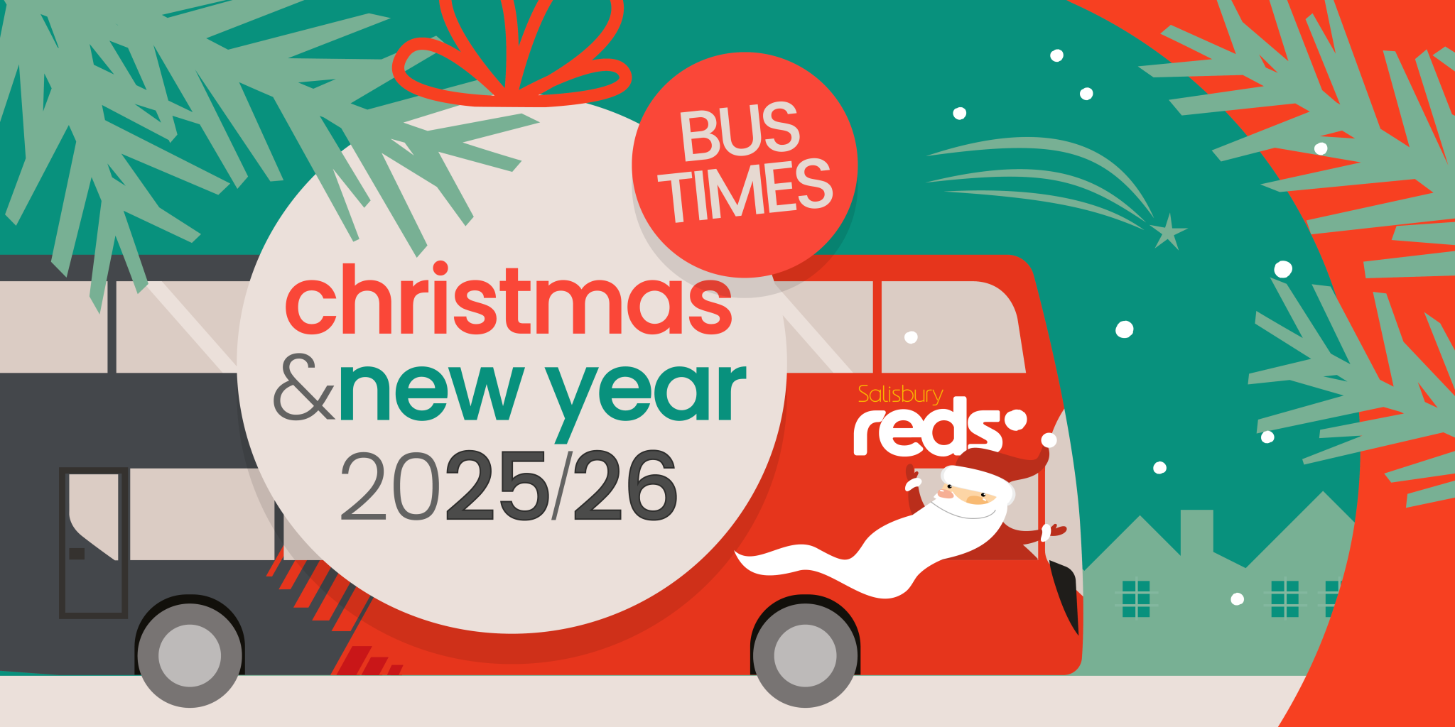 Christmas & New Year bus times 2025/26
