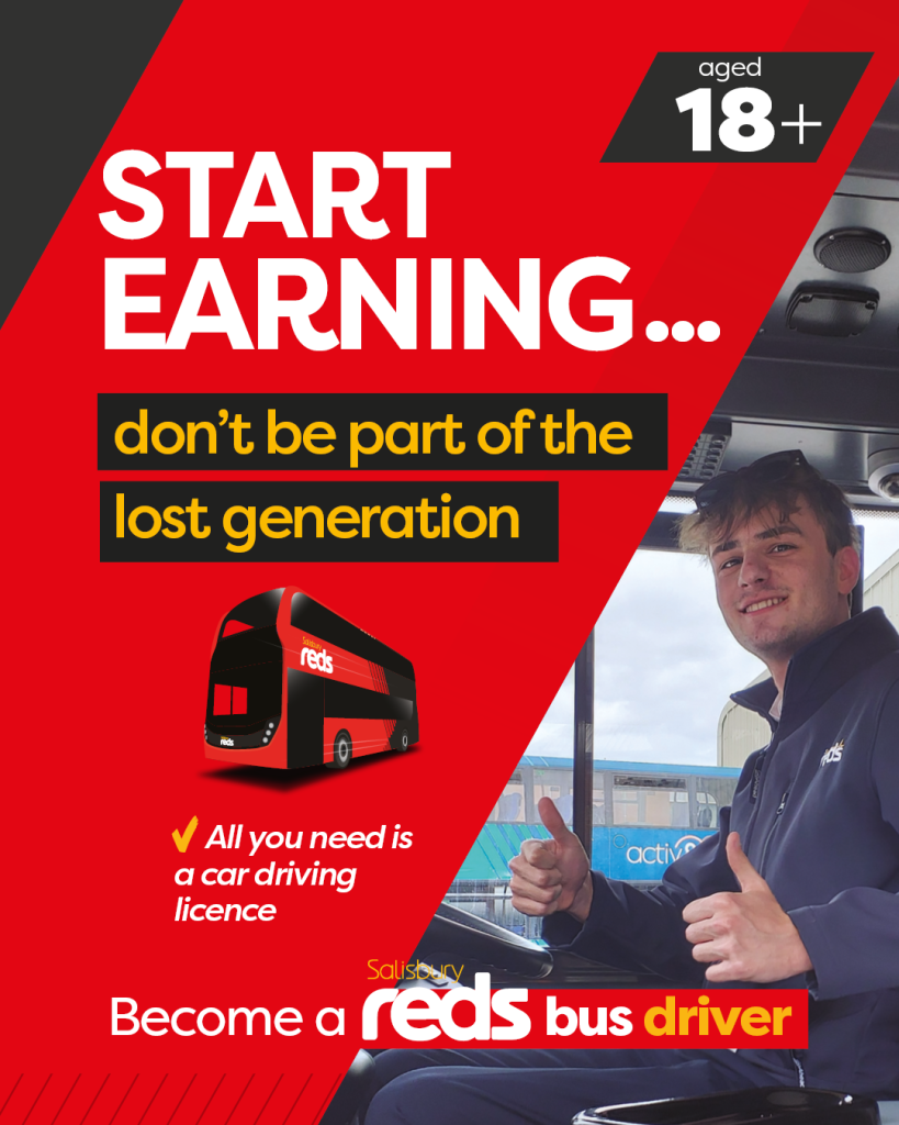 young male bus driver