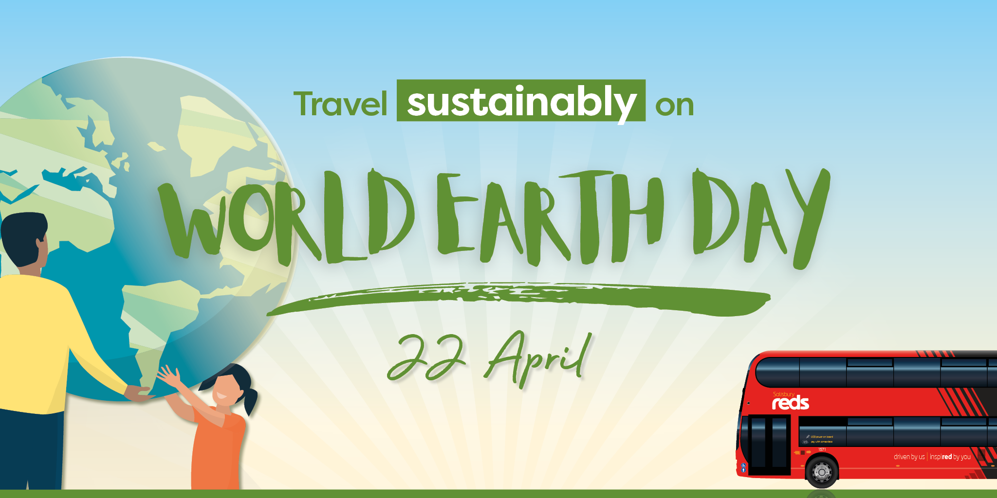 Travel sustainably on World Earth Day 22 April