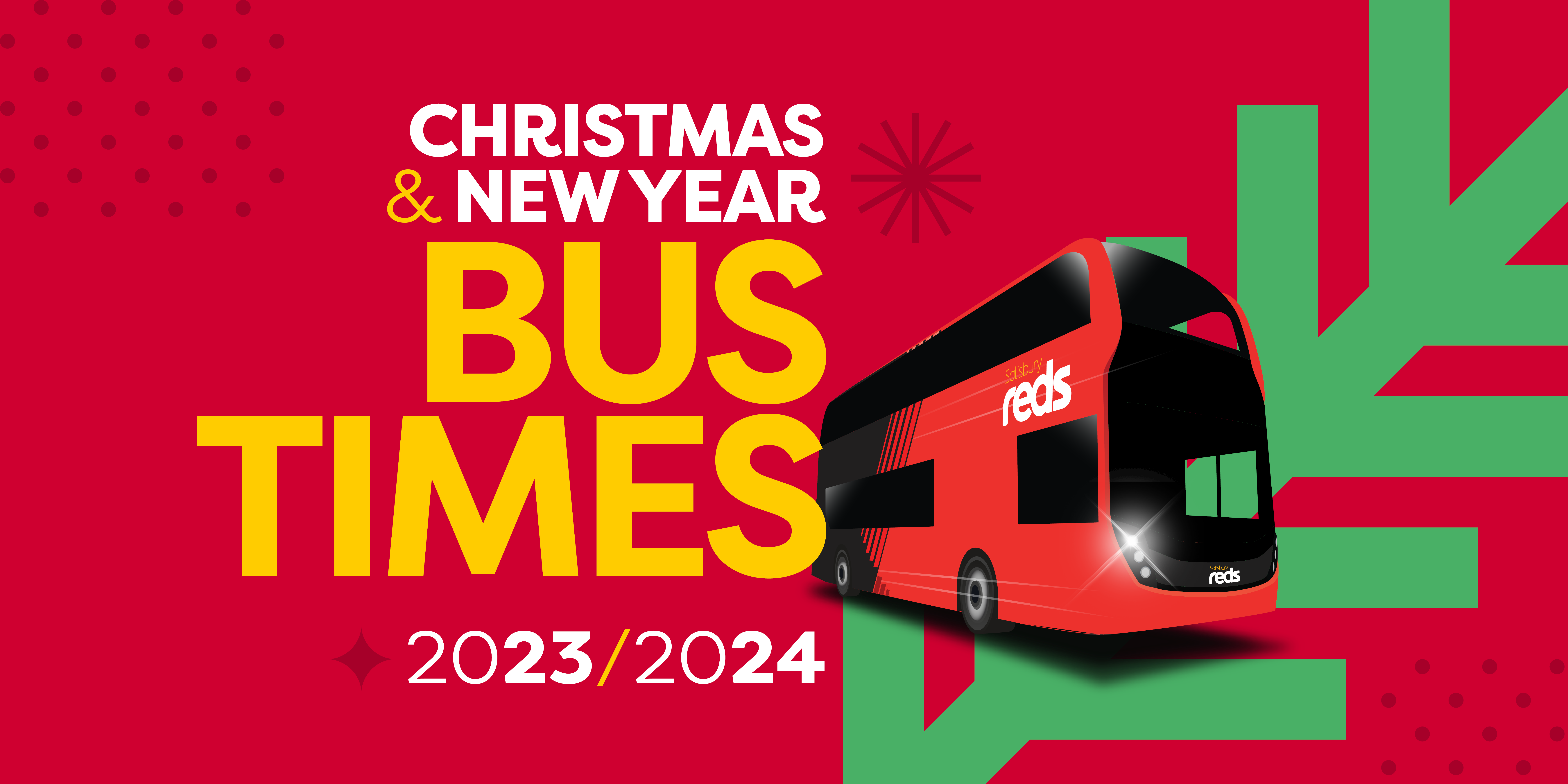 Christmas & New Year bus times