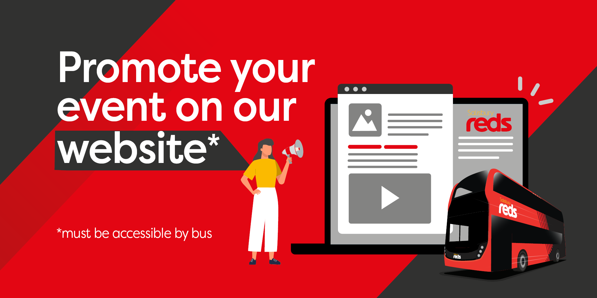 Promote your event on our website