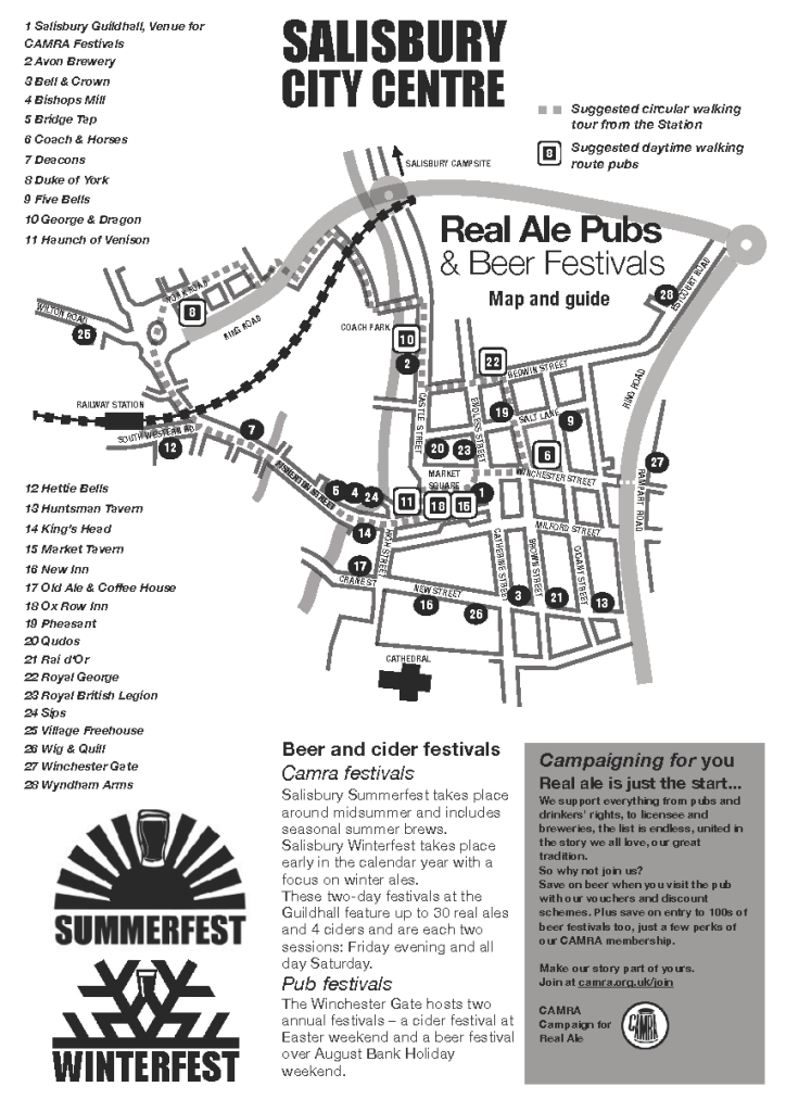 CAMRA pubs & map January 2025