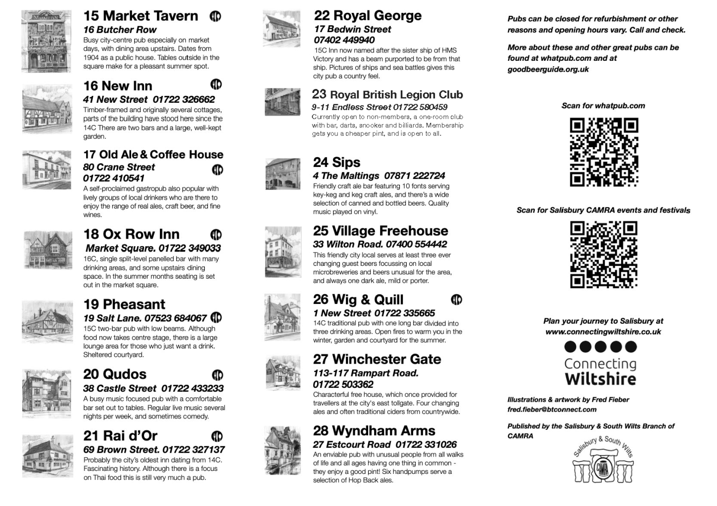 CAMRA pubs & map January 2025