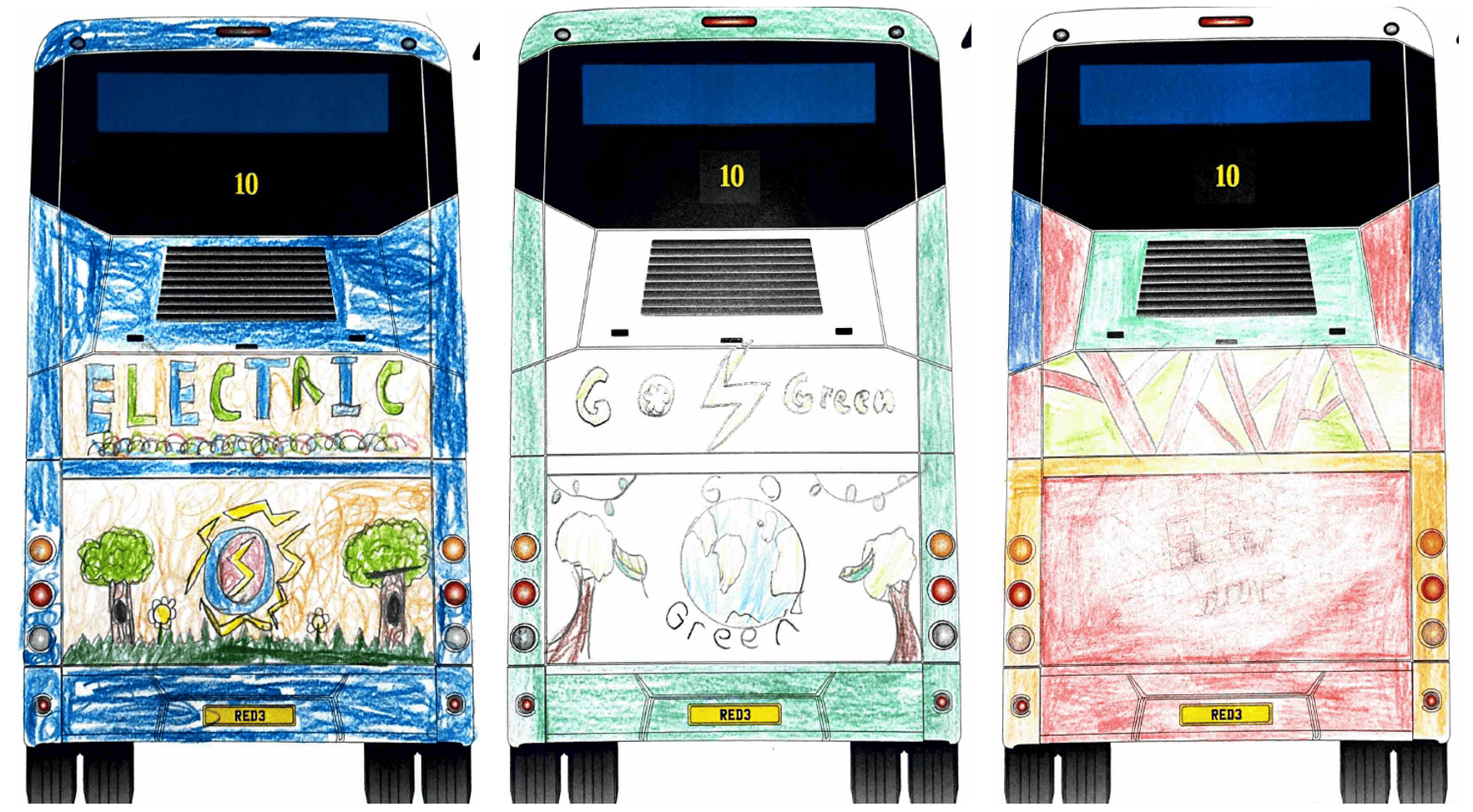 student bus rear designs