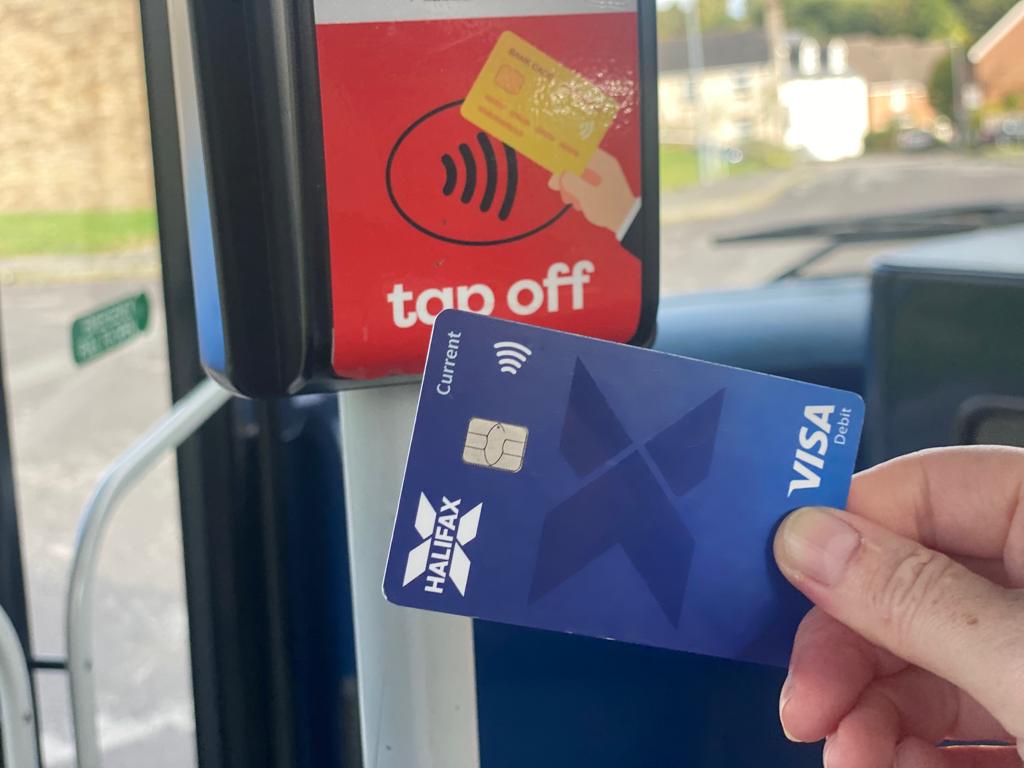 Tap On Tap Off contactless payments